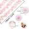 Spring Floral Garlands – 6PC 35.4FT Artificial Cherry Blossom Flower Garland, Silk Sakura Vines for Wedding, Party, Valentine, Japanese Home Decor, Hanging Floral Decoration